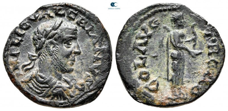 Troas. Alexandreia. Valerian I AD 253-260. 
Bronze Æ

21 mm, 4,41 g

IMP LI...