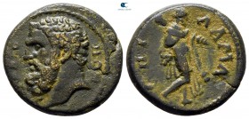 Lydia. Maionia. Pseudo-autonomous issue. Time of Septimius Severus AD 193-211. Dama, magistrate. Bronze Æ