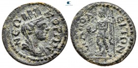 Phrygia. Hierapolis. Pseudo-autonomous issue. Time of Elagabalus  AD 218-222. Bronze Æ