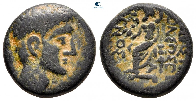 Phrygia. Sebaste. Augustus 27 BC-AD 14. ΣΩΣΘΕΝΗΣ ΑΓΝΟΣ (Sosthenes, magistrate)
...