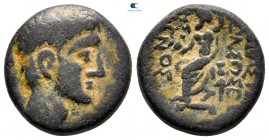 Phrygia. Sebaste. Augustus 27 BC-AD 14. ΣΩΣΘΕΝΗΣ ΑΓΝΟΣ (Sosthenes, magistrate). Bronze Æ