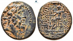Seleucis and Pieria. Antioch. Pseudo-autonomous issue 47-46 BC. Year 3 of the Caesarean Era (47/6 BC). Bronze Æ