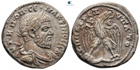 Seleucis and Pieria. Antioch. Macrinus AD 217-218. Billon-Tetradrachm