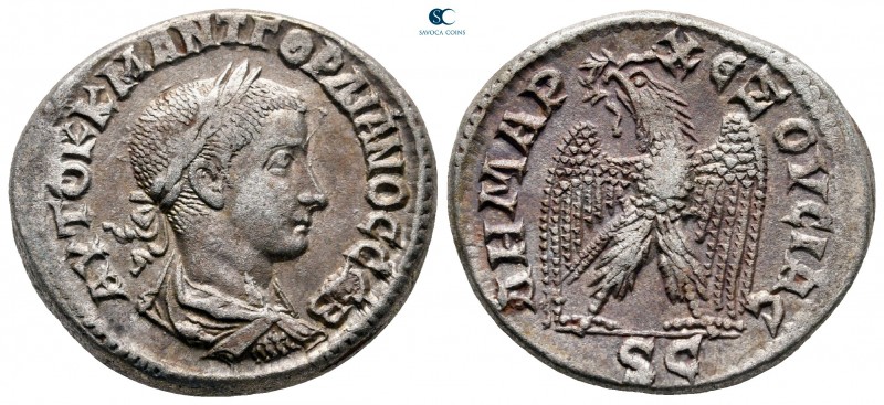 Seleucis and Pieria. Antioch. Gordian III AD 238-244. 
Billon-Tetradrachm

25...