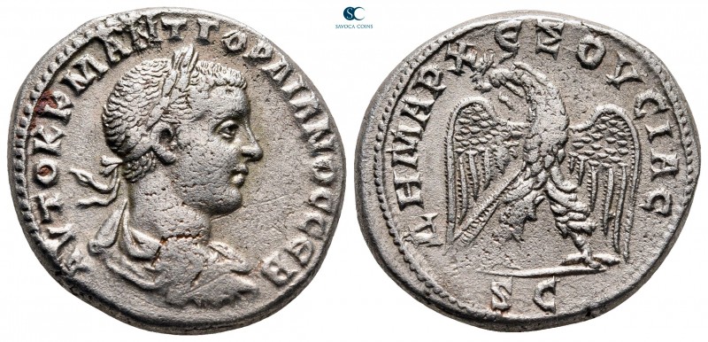 Seleucis and Pieria. Antioch. Gordian III AD 238-244. 
Billon-Tetradrachm

26...