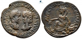 Mesopotamia. Singara. Gordian III and Tranquillina AD 238-244. Bronze Æ