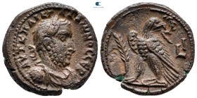 Egypt. Alexandria. Gallienus AD 253-268. Dated RY 10=AD 262/3. Potin Tetradrachm