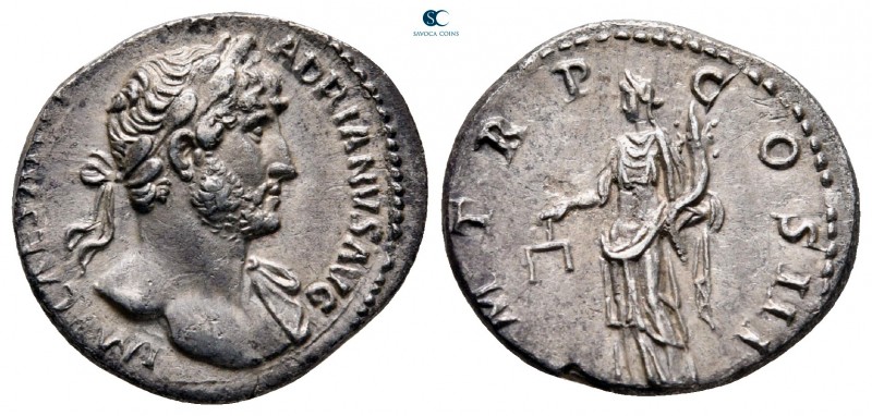 Hadrian AD 117-138. Rome
Denarius AR

16 mm, 2,78 g

[IMP CAESAR TRAIAN H]A...