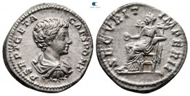 Geta, as Caesar AD 198-209. Rome. Denarius AR