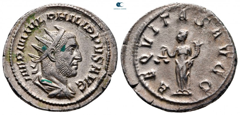 Philip I Arab AD 244-249. Rome
Antoninianus AR

23 mm, 4,30 g

IMP M IVL PH...