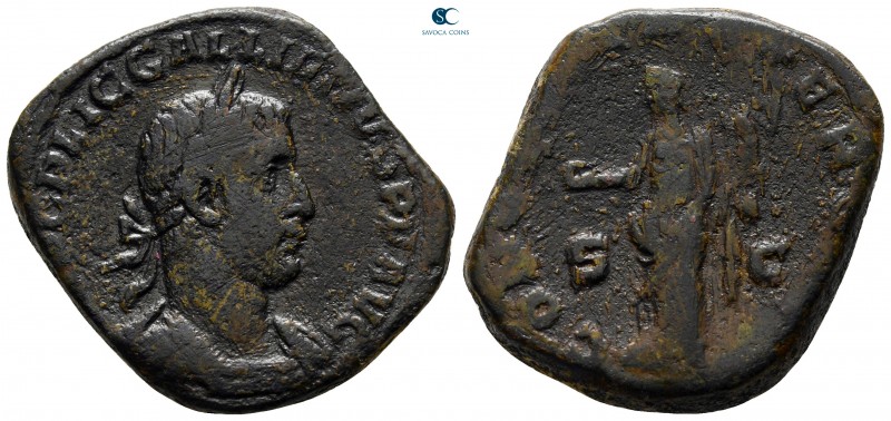 Gallienus AD 253-268. 1st emission, AD 253-254. Rome
Sestertius Æ

32 mm, 21,...