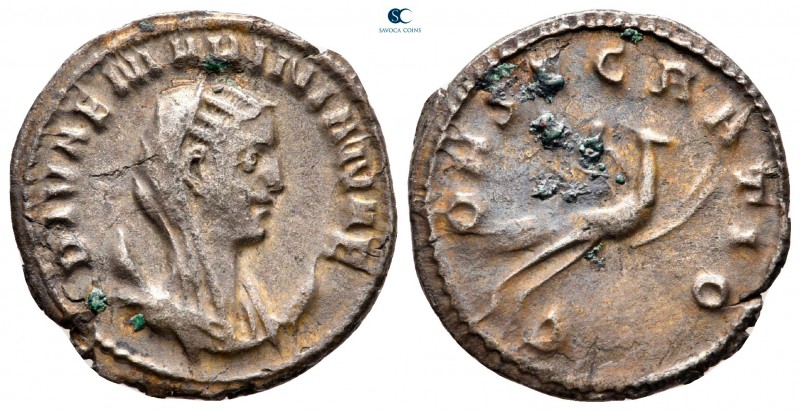Diva Mariniana AD 254-256. Rome
Antoninianus AR

22 mm, 3,11 g

DIVAE MARIN...