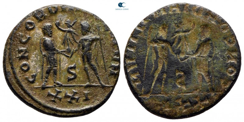 Diocletian AD 284-305. Cyzicus
Brockage Radiatus 

21 mm, 3,64 g

CONCORDIA...