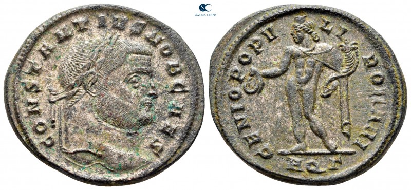 Constantius I Chlorus, as Caesar AD 293-305. Aquileia
Follis Æ

29 mm, 10,56 ...