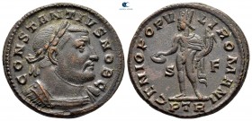 Constantius I Chlorus, as Caesar AD 293-305. Treveri. Follis Æ