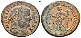 Galerius Maximianus, as Caesar AD 293-305. Aquileia. Follis Æ