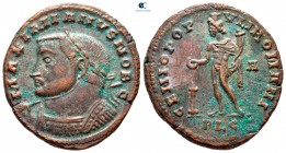 Galerius Maximianus, as Caesar AD 293-305. Lugdunum (Lyon). Follis Æ