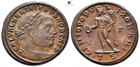 Galerius Maximianus, as Caesar AD 293-305. Thessaloniki. Follis Æ