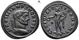Galerius Maximianus, as Caesar AD 293-305. Ticinum. Follis Æ