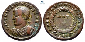 Licinius II, as Caesar AD 317-324. Thessaloniki. Follis Æ