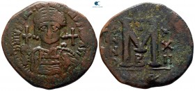 Justinian I AD 527-565. Antioch. Follis or 40 Nummi Æ