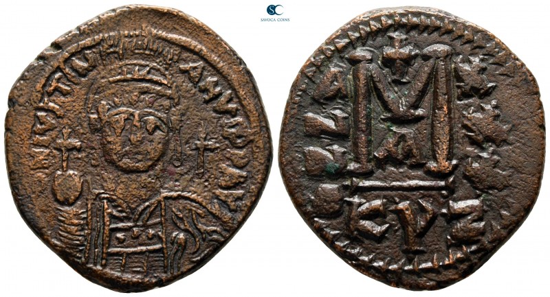 Justinian I AD 527-565. Dated RY 30 (556/7). Cyzicus. 1st officina
Follis or 40...