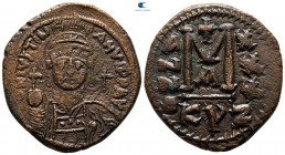 Justinian I AD 527-565. Dated RY 30 (556/7). Cyzicus. 1st officina. Follis or 40 Nummi Æ