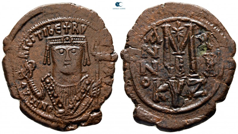 Maurice Tiberius AD 582-602. Dated RY 20 (601/2). Cyzicus. 2nd officina
Follis ...