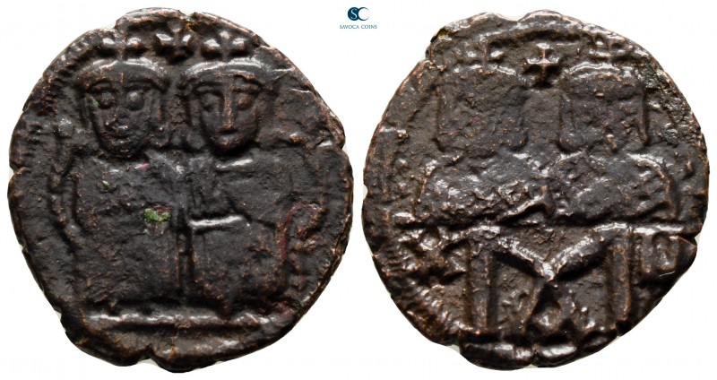 Leo IV with Constantine VI, Constantine V and Leo III AD 775-780. Struck AD 778-...