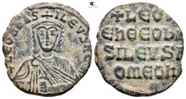 Leo VI the Wise. AD 886-912. Constantinople. Follis or 40 Nummi Æ
