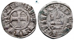 Charles II de Anjou AD 1285-1289. Glarenza (modern Kyllini in Elis). Denier Tournois BI