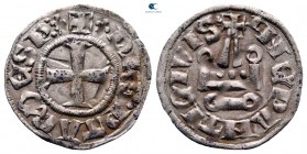 Philippe de Taranto AD 1307-1313. Lepanto (modern Nafpaktos). Denier Tournois BI