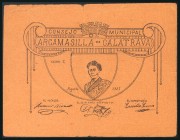 ARGAMASILLA DE CALATRAVA (CIUDAD REAL). 25 Céntimos. Agosto 1937. Serie C. (González: 769). Inusual. MBC+.