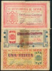 SOCOVOS (ALBACETE). 25 Céntimos, 50 Céntimos y 1 Peseta. Mayo 1937. (González: 4880/81). El 25 cts extraordinariamente raro, no catalogado, los otros ...