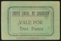 Vale por 3 panes de la Junta Local de Logrosán, de Cáceres. EBC.