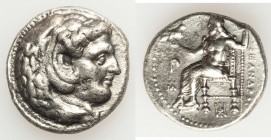 MACEDONIAN KINGDOM. Alexander III the Great (336-323 BC). AR tetradrachm (26mmm, 16.57 gm, 9h). VF, brushed. Late lifetime-early posthumous issue of '...