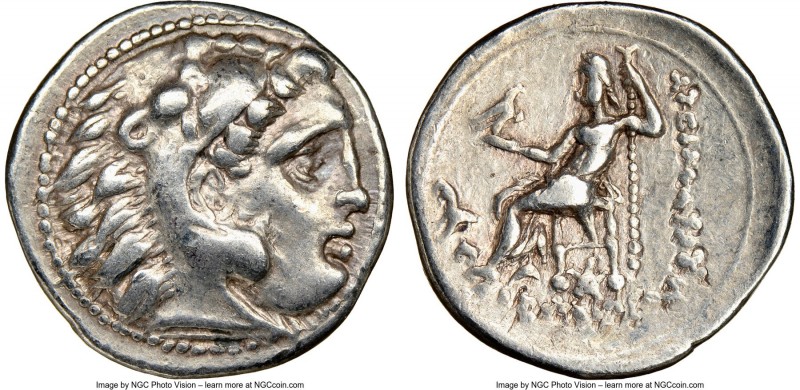 THRACIAN KINGDOM. Lysimachus (305-281 BC). AR drachm (18mm, 12h). NGC XF. Posthu...