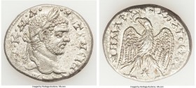 SYRIA. Laodicea. Caracalla (AD 198-217). BI tetradrachm (28mm, 13.54 gm, 12h). Choice VF. AYT•K•A•I•-•ANTΩNЄIN-OC•CЄB•, laureate head of Caracalla rig...