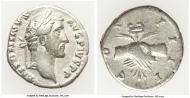 Antoninus Pius (AD 138-161). AR denarius (17mm, 2.95 gm, 7h). Choice Fine. Rome, AD 145-147. ANTONINVS - AVG PIVS P P, laureate head right / COS IIII,...