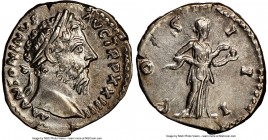Marcus Aurelius (AD 161-180). AR denarius (19mm, 1h). NGC Choice XF, brushed. Rome, AD 169-170. M ANTONINVS AVG TR P XXIIII, laureate head of Marcus A...
