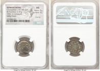 Constantine I the Great (AD 307-337). AE3 or BI nummus (20mm, 2.87 gm, 1h). NGC MS 5/5 - 4/5, Silvering. Arles, 2nd officina, AD 327. CONSTAN-TINVS AV...