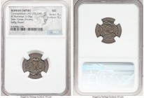Constantinople Commemorative (ca. AD 330-340). AE3 or BI nummus (18mm, 2.08 gm, 6h). NGC MS 5/5 - 5/5. Trier, 1st officina, ca. AD 330-331, struck und...