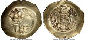 Nicephorus III Botaniates (AD 1078-1081). EL histamenon nomisma (29mm, 4.38 gm, 6h). NGC Choice VF 4/5 - 3/5, brushed. Constantinople. IC-XC (barred),...