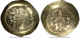 Nicephorus III Botaniates (AD 1078-1081). EL histamenon nomisma (30mm, 4.36 gm, 7h). NGC XF 4/5 - 3/5. Constantinople. IC-XC (barred), Christ seated f...