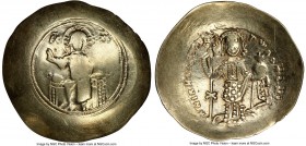 Nicephorus III Botaniates (AD 1078-1081). EL histamenon nomisma (30mm, 4.16 gm, 6h). NGC Fine 5/5 - 3/5, brushed. Constantinople. IC-XC (barred), Chri...