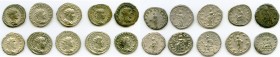 ANCIENT LOTS. Roman Imperial. AD mid-3rd century. Lot of ten (10) AR antoniniani. Fine-XF. Includes: AR antoniniani (10), various emperors and empress...
