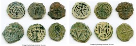 ANCIENT LOTS. Byzantine. Lot of six (6) AE issues. Fine. Includes: Various emperors, mints and denominations. Total six (6) coins. SOLD AS IS, NO RETU...
