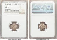 George V 3 Pence 1916-M MS64 NGC, Melbourne mint, KM24.

HID09801242017

© 2020 Heritage Auctions | All Rights Reserved