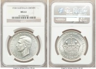 George VI Crown 1938-(m) MS61 NGC, Melbourne mint, KM34. Rarest date of two year type. 

HID09801242017

© 2020 Heritage Auctions | All Rights Res...