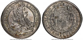 Leopold I Taler 1698 UNC Details (Cleaned) NGC, Graz mint, KM1348.3, Dav-3235. 

HID09801242017

© 2020 Heritage Auctions | All Rights Reserved